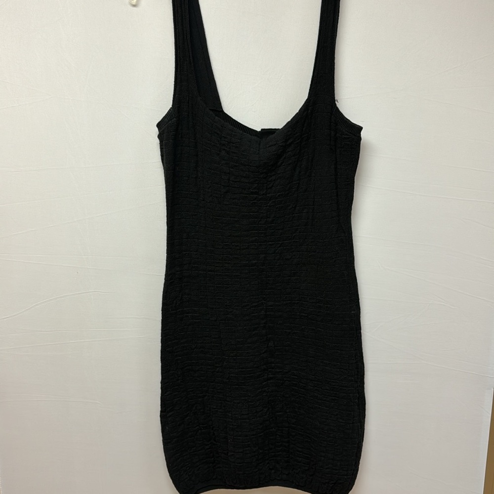 Free People Beach Tank Dress Black Size Medium